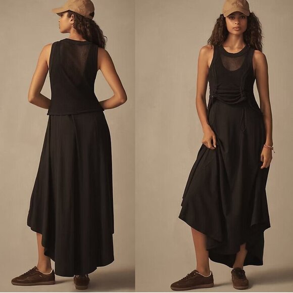 Anthropologie Dresses & Skirts - Daily Practice by Anthropologie Forward Line Midi Dress PL LP new nwt blACK